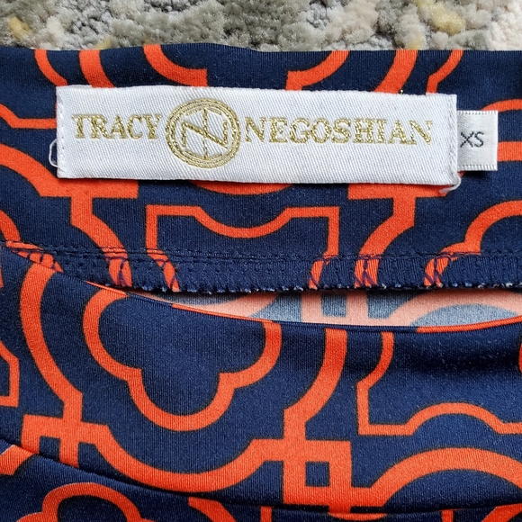 Tracy Negoshian Lattice Pattern Dress - Picture 7 of 12